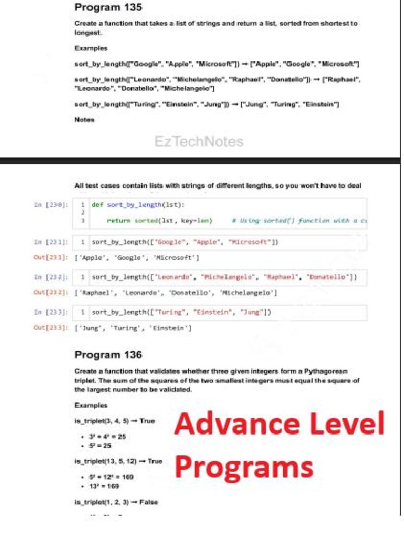 140+ Python Programs: Basic to Advanced Coding Interview Prep (PDF) 画像 4