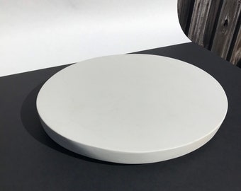 White quartz Honed (matte) Finish - Oval - Cutting Board -  Cold-stone - Cheeseboard - Serving Tray 100