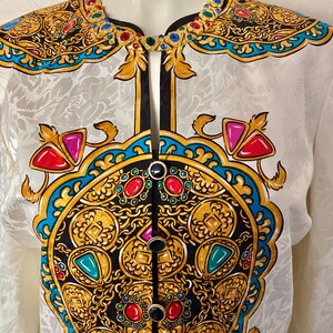 Adrienne Papell Ornate Silk Jacket