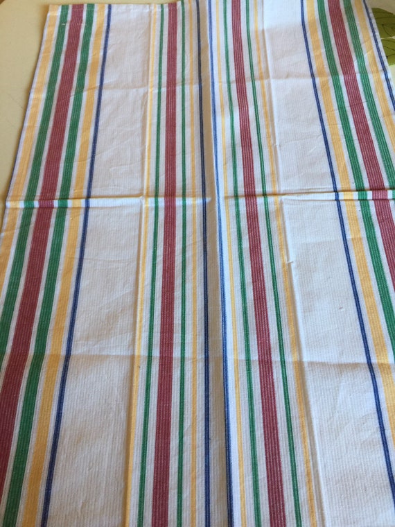 Martha Stewart Everyday Labeled Striped Cotton Tea Towels 1990s Unused 