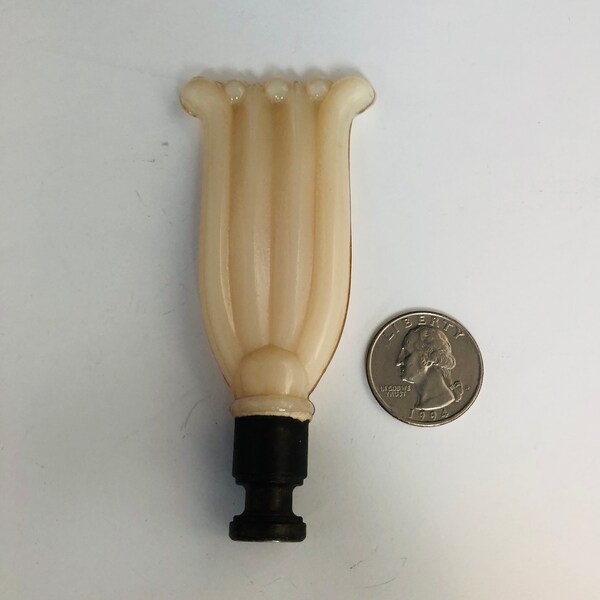 Milk Glass Finial Etsy