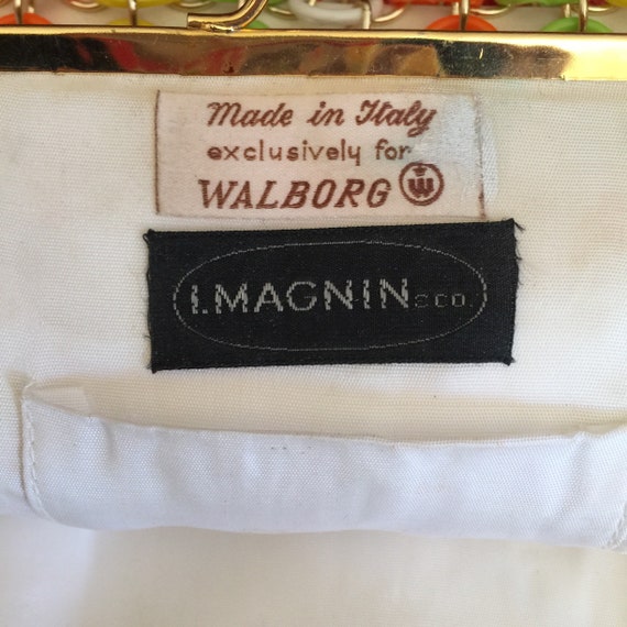 WALBORG ITALY for I. Magnin Small Mod Groovy Plas… - image 4