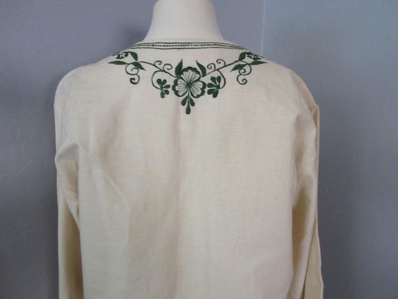 Vintage 1970’s Made in Mexico Natural Cotton Boho… - image 5