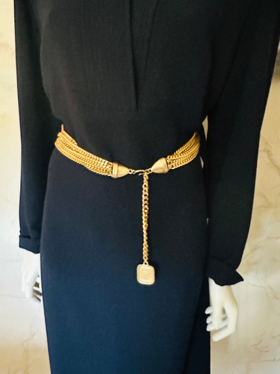 ACCESSOCRAFT NYC Signed Gold Swag or Chain Belt (large Size 