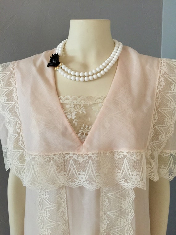 Vintage Jessica McClintock 1980’s Long Pink Summer