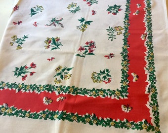 SIMTEX US Made Floral Tablecloth (52 by 46")