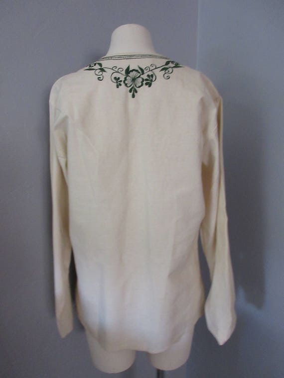 Vintage 1970’s Made in Mexico Natural Cotton Boho… - image 4