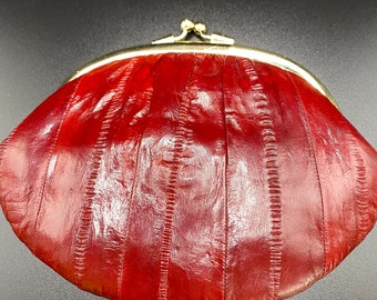 eel skin coin purse
