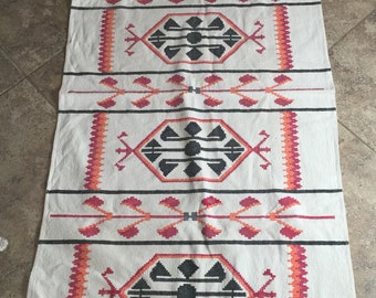 Rustic Southwest Tablecloth Textile or Table Runner (52” by 28”)