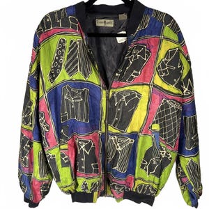 Robert Stock Silk Jacket - Etsy