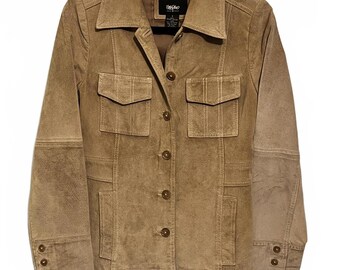 Vintage Mossimo Genuine Suede Leather Jacket  | Size S