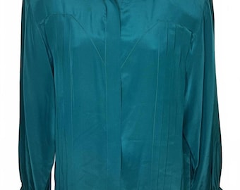 Vintage 80s Le Painty Silk LE POINTY PARIS Silk Blouse ParisianChic OldMoney 6