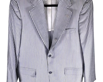 Vintage Brooks Brothers MAKERS All Silk Sport Coat 39S Woven in Italy Rare