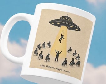 Alien Abduction Support Group UFO Mug