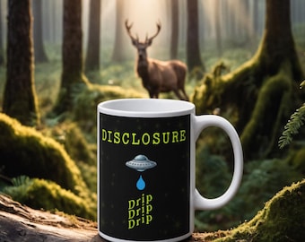 Disclosure Drip UFO Keramiek 11oz. Mok