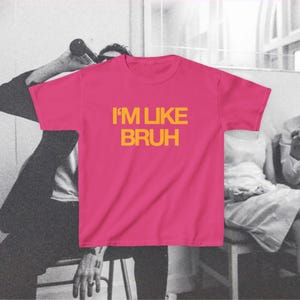 Chuck Timely and The Hourglass 90-tals babytröja med rollmodell, merchandise-outfit för turné, I'm Like Bruh
