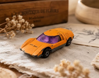 Coche de juguete coleccionable Matchbox Superfast Mazda RX500 n.° 66 de 1971, fabricado en Inglaterra por Lesney.