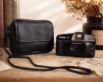 Cámara de película Canon Snappy LX de 35 mm, modelo antiguo de los años 90, compacta, para piezas/reparación.