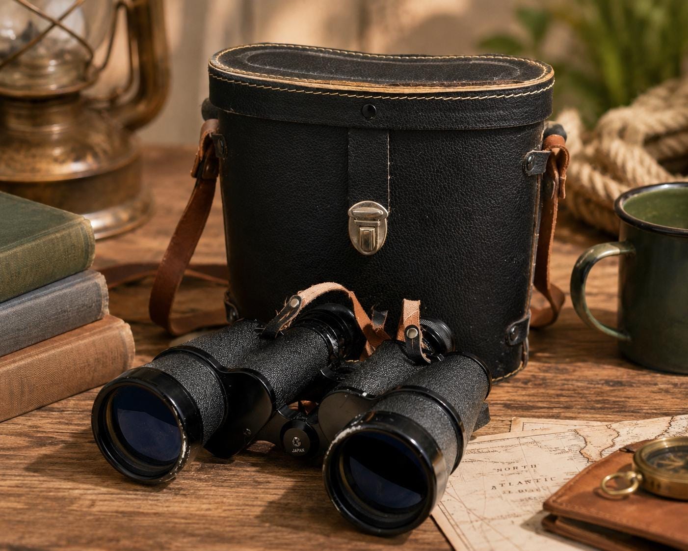 japan vintage mini binoculars