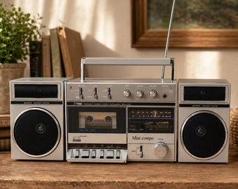 Vintage 80's Panasonic RX-FW20 Boombox Ghetto Blaster Cassette