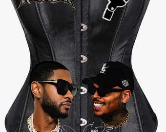 R&B Corset Usher and Chris Brown