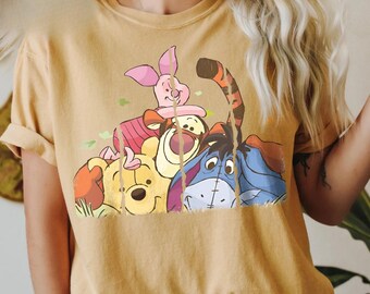 Winnie the Pooh Freunde Shirt, Ferkel Tigger Eeyore Tee, Vintage Pooh Bär, Familienurlaub