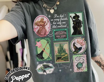 Changed For Good Shirt, Wicked Musical Inspired Tee, Glinda and Elphaba Best Friend Shirt, Broomstick Magic Wand Gift Shirt