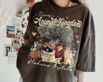 Disney Animal Kingdom Shirt, König der Löwen Hakuna Matata, Simba Timon Pumbaa Safari Tee, Disney World Urlaub