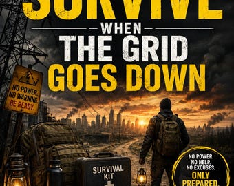 Grid Down Survival Guide eBook | Prepper Emergency Preparedness PDF | Off-Grid Disaster Survival Blueprint