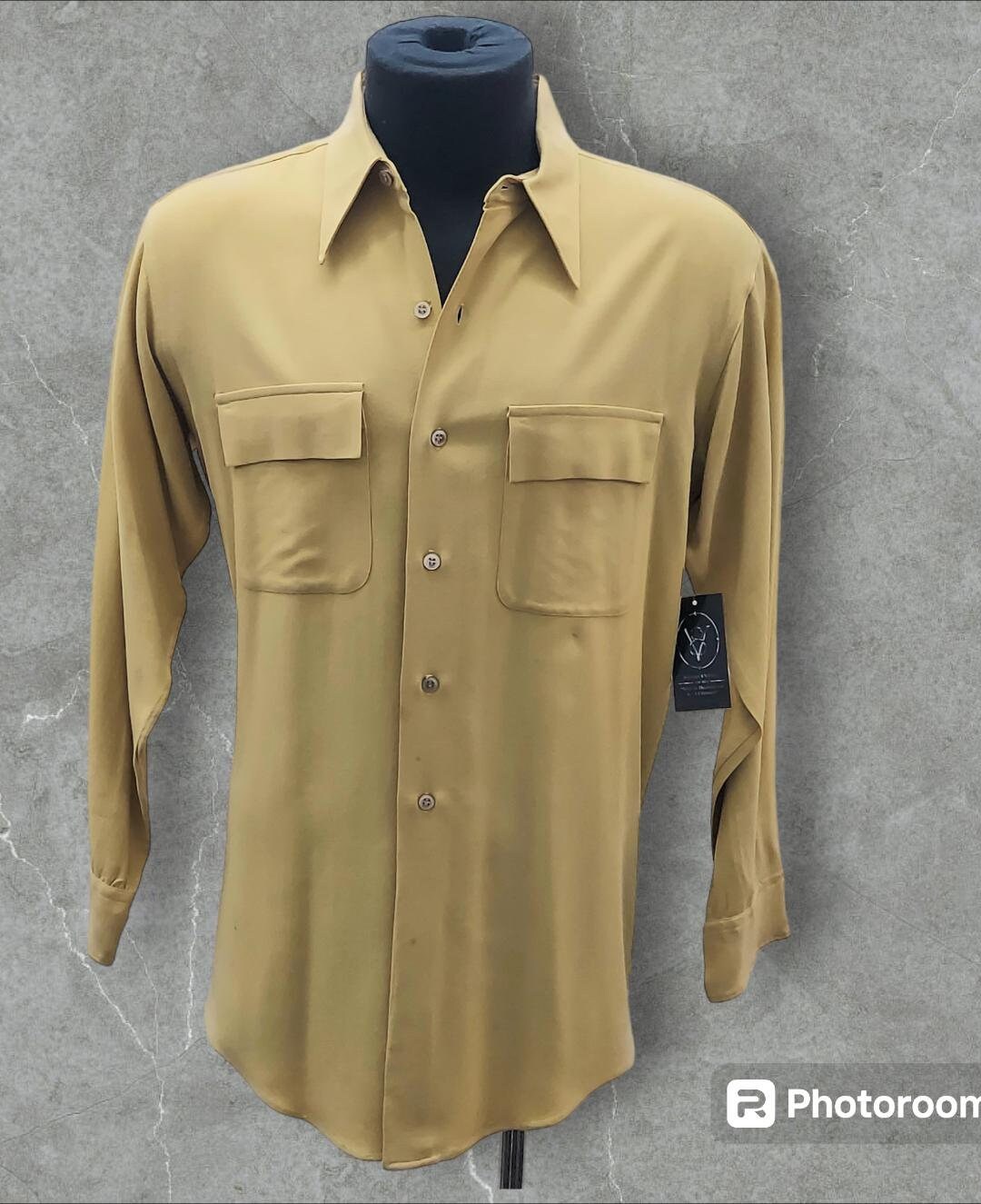 50s Gabardine Shirt - Etsy 50s Gabardine Shirt - Etsy