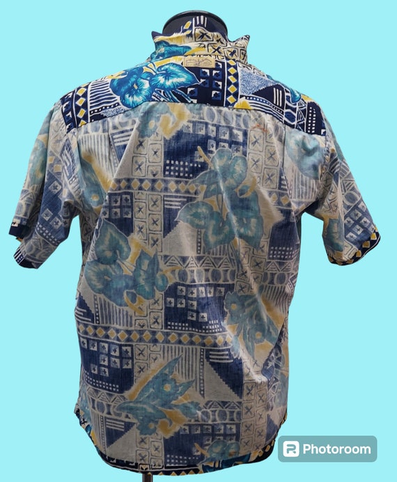 40s〜50s surfriders sportwear aloha shirt VTG Surfriders Sportswear 1940's 50's Black Rayon Silky Soft