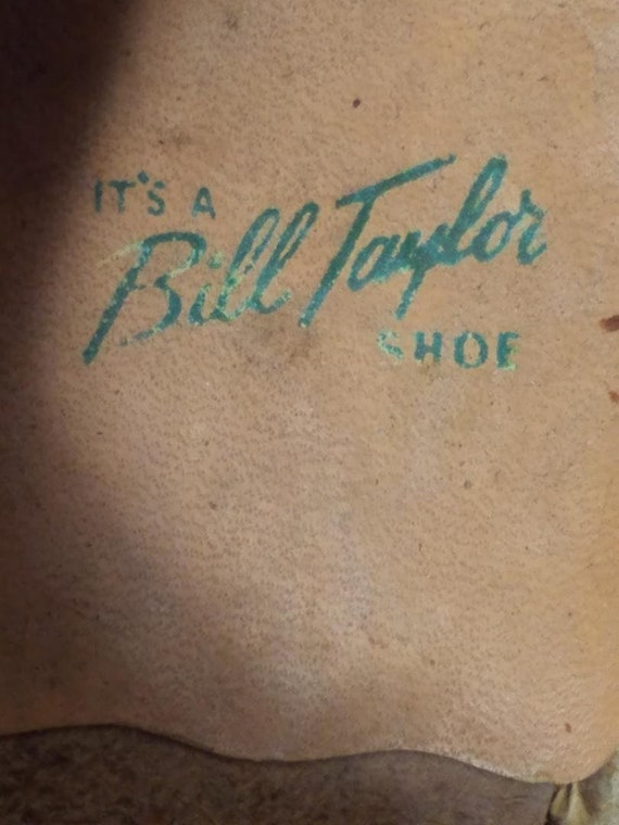 1940's NOS Bill Taylor Dark Burgundy Leather Cap … - image 7
