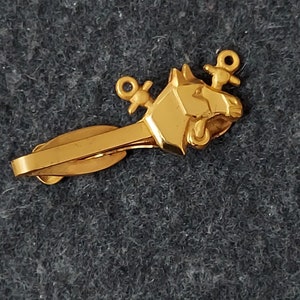 Vintage 1940er Jahre Pferde krawatten Clip & Schlag kupfer Tablett von Hickok Western Ranchwear Rodeo Cowboy