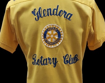 Glendora Rotary Club Bowling Shirt Size L