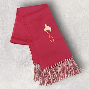 Vintage 1930&#39;s/40&#39;s Men&#39;s Western Rayon Scarf by Superba Ranchwear Cowboy Rodeo