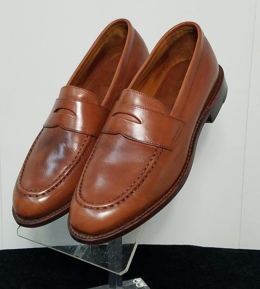 Vintage J Crew Tan Penny Loafers Ludlow 