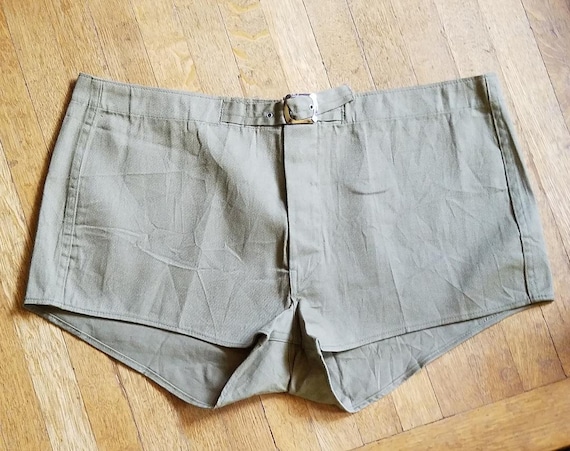 1940's Vintage NOS Athletic Shorts with Belt Size