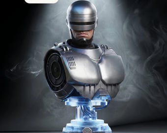 Robocop Sentinel STL File – Portrait Bust Movies – Instant Download