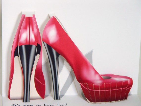 red platform shoes