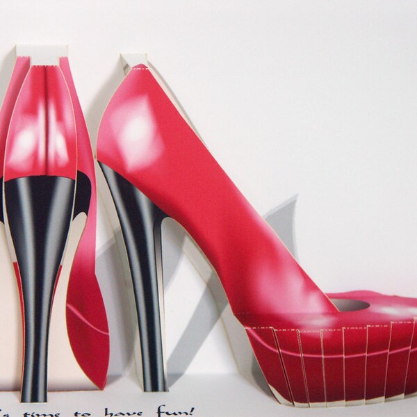 platform shoes red