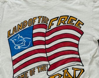 Vintage 80s Lifes A Beach Bad Boy Club Surf T-Shirt Single Stitch Mens M USA