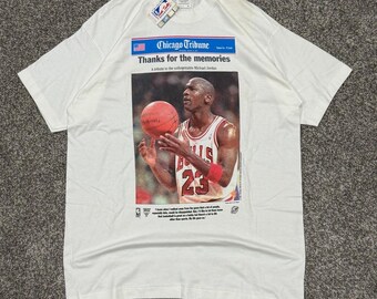 NWT Vintage 1993 Michael Jordan Chicago Tribute T-Shirt NBA Bulls Mens XL