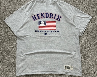 Vintage 1997 Jimi Hendrix Experienced Winterland T-Shirt Mens XL RARE USA Flag