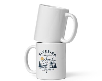 Bluebird Days at Mt. Bachelor Coffee Mug