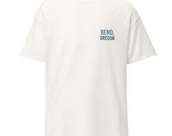 Bend, Oregon T-Shirt (small logo)
