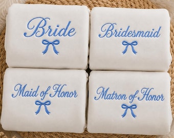 ブライダルパーティー用刺繍デザイン、結婚式用役割刺繍用ミシン刺繍ファイル（デジタルダウンロード）