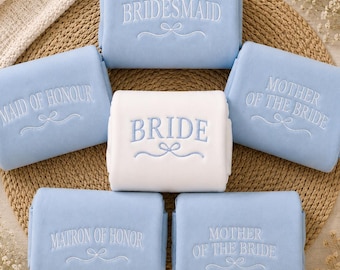 ブライダルパーティー用刺繍デザイン、結婚式用役割刺繍用ミシン刺繍ファイル（デジタルダウンロード）