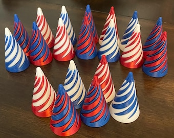 4th of July spiral passthrough fidget