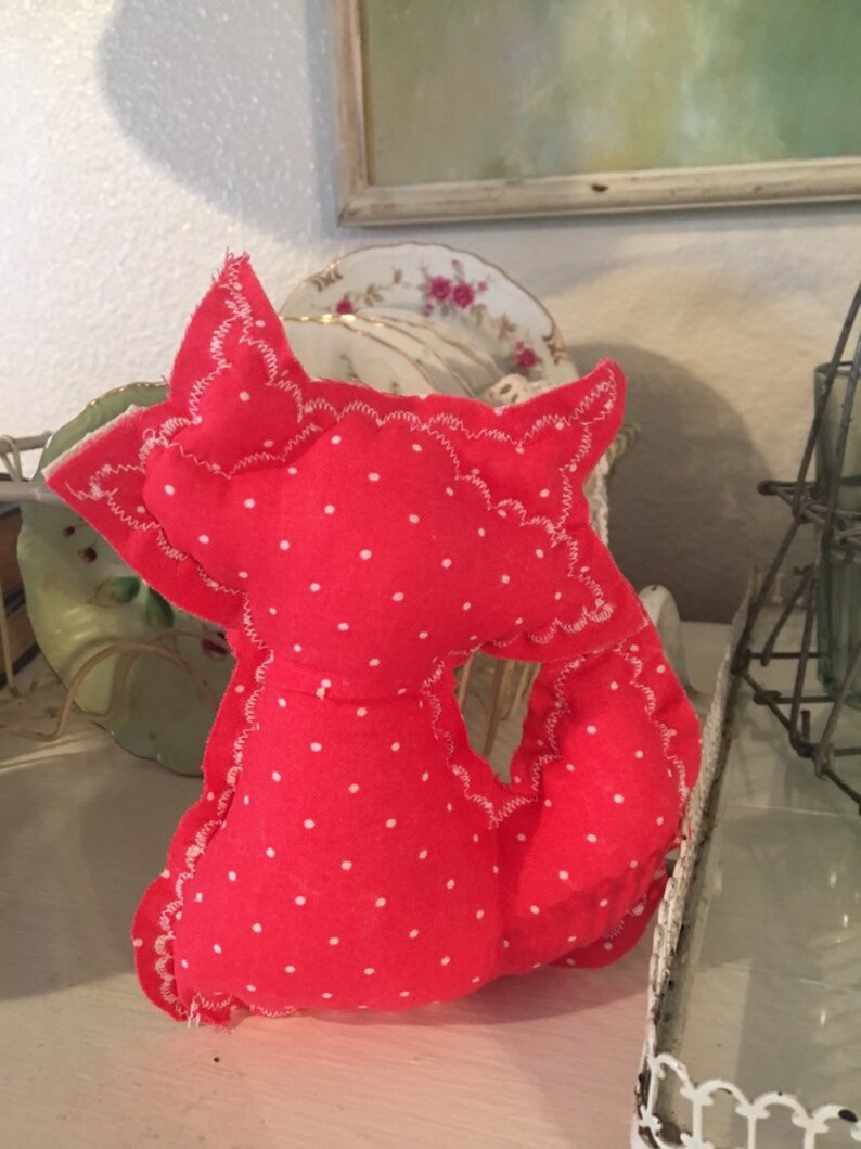 Red fox stuffed animal/ woodland red fox/ sleeping fox Etsy