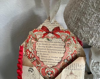 Vintage envelope French paper decor